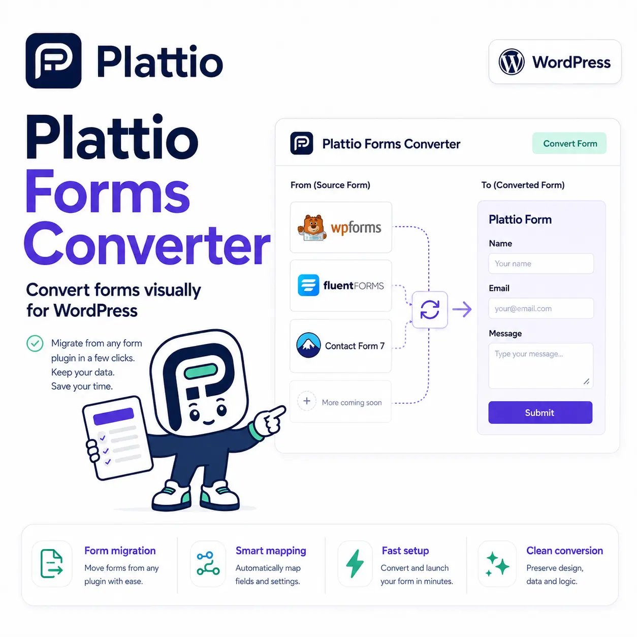 Plattio Forms Converter