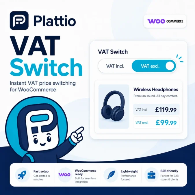 Plattio VAT switch